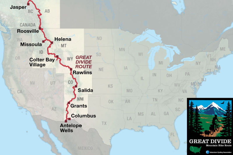 great divide bike packing