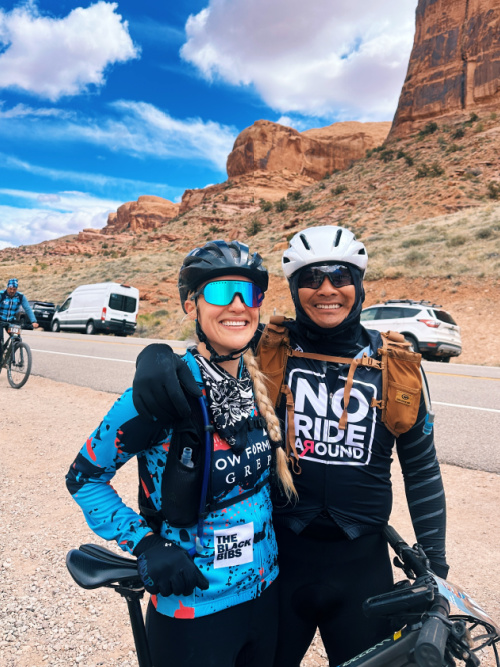 riding bikes with boys at moab rocks (1)