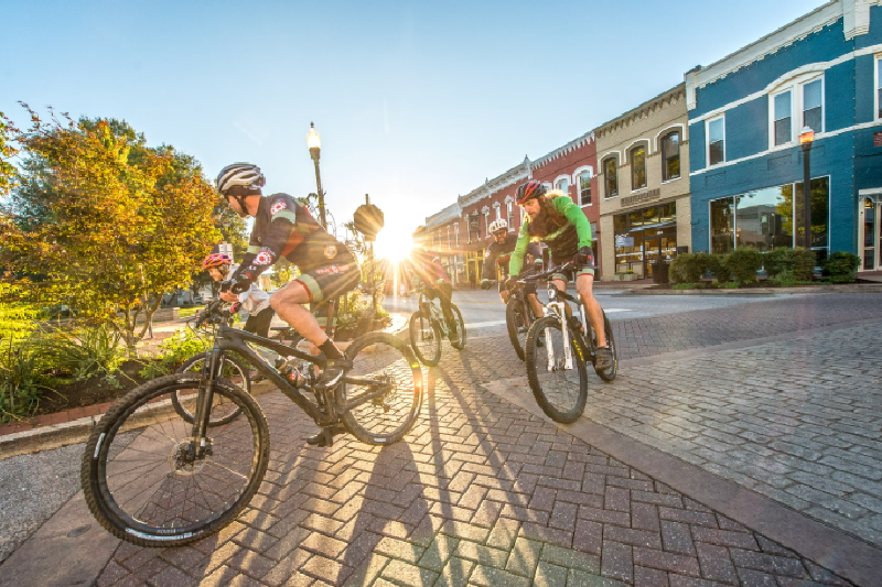 Downtown Square of Bentonvillle Arkansas
